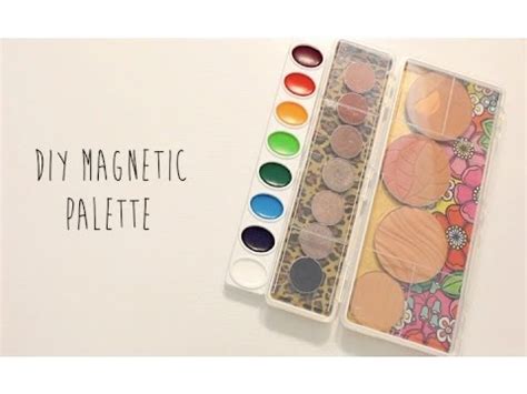 Now you have your own diy magnetic makeup palette. DIY MAGNETIC MAKEUP PALETTE | Z / Freedom Palette Inspired - YouTube