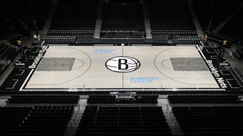 Brooklyn nets logo by unknown author license: Nets court redesign will debut in time for the new season - The Brooklyn Home Reporter