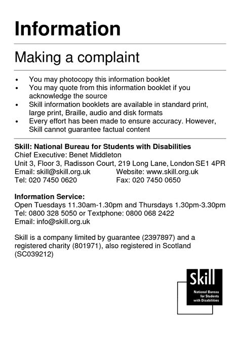Complaint Business Letter Example | World of Reference