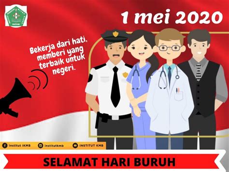 Selamat hari buruh internasional 1 mei 2021. Selamat Hari Buruh 2020. Semoga para pekerja di Indonesia ...