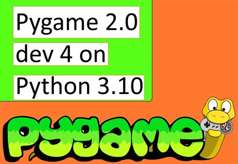 How To Install Pygame 200dev4 In Python 310 Python Programming