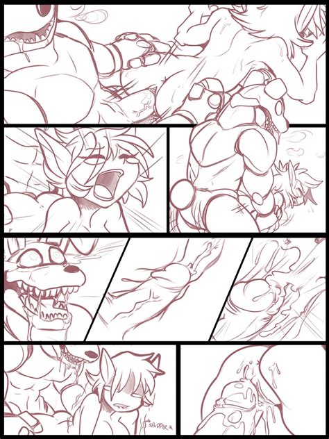 Rule 34 2015 All Fours Animatronic Anus Ass Balls Closed Eyes Comic