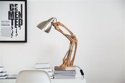 Thanksgiving is not far away and maybe this time you can add to the dinner table ambiance by just spin some yarn across the lamp cord and you have another ingenious pendant design crafted from. DIY Unique Flexible Arm Table Lamp -Rustic Wooden Home lighting with four colours choice-By ...