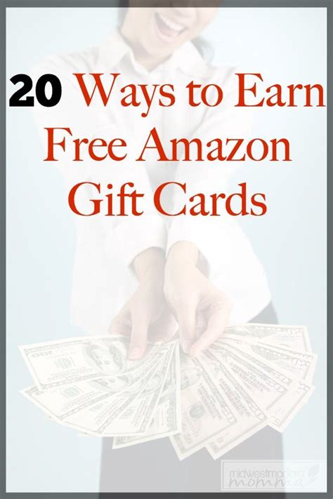 Amazon gift card is one of the paying options and is used to purchase a product on the official amazon site. 20 Ways to Earn Amazon Gift Cards | Frugal Living Momma ...