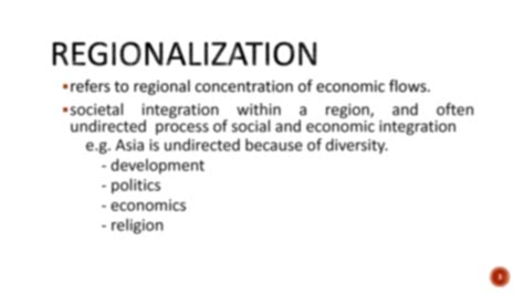 Solution Asian Regionalism Globalization Versus Regionalization