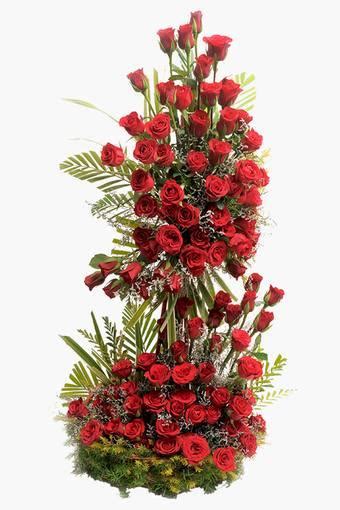 Buy Ferns N Petals Red Long Live Love Rose Flower Bouquet Bunch Of