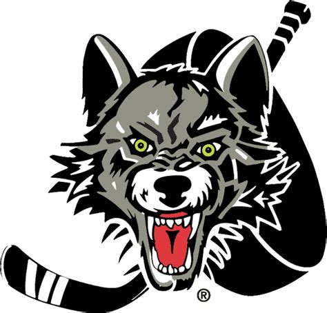 The wolf head logo was promoted to primary after being being an alternate since its debut in 2008. Chicago Wolves Primary Logo - American Hockey League (AHL ...