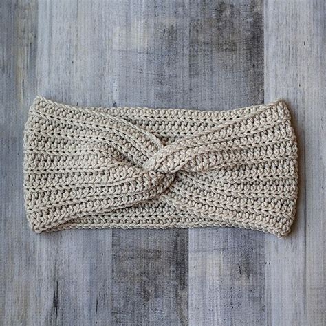 Simple Twisted Earwarmer Pattern By Rebecca Langford Crochet Headband
