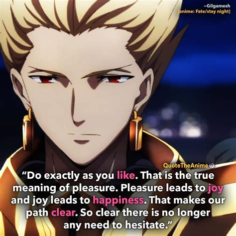 9 Powerful Gilgamesh Quotes From Fate Stay Night Fate Quotes Fate