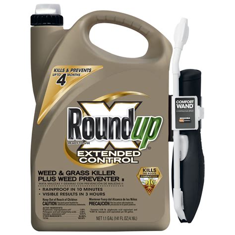 Roundup Extended Control RTU Liquid Weed and Grass Killer 1.1 gal.