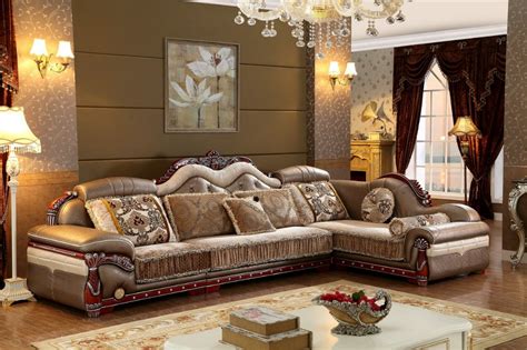 2019 No Chaise Living Room New Arriveliving Antique European Style Set