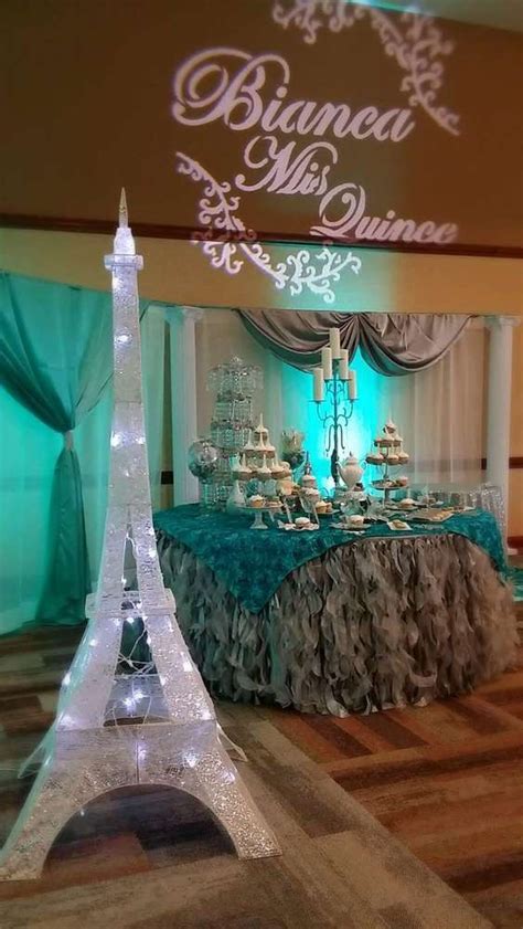 French Parisian Quinceañera Birthday Party See More Party Ideas At