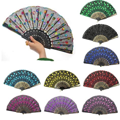 Popular Peacock Hand Fan Buy Cheap Peacock Hand Fan Lots From China