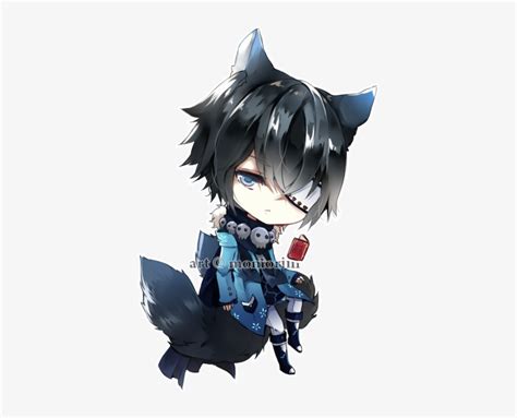 Starsuchi By Momoriin Cute Wolf Boy Anime Png Image