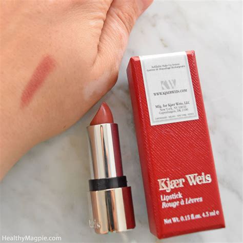 There are 8 shades in our database, which you can select from in the view a shade dropdown menu below. Fun with Kjaer Weis Organic Lipstick and Lip Tints: Review ...