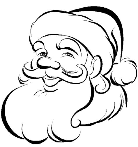 Dibujos de Papá Noel para colorear, dibujos de Santa Claus