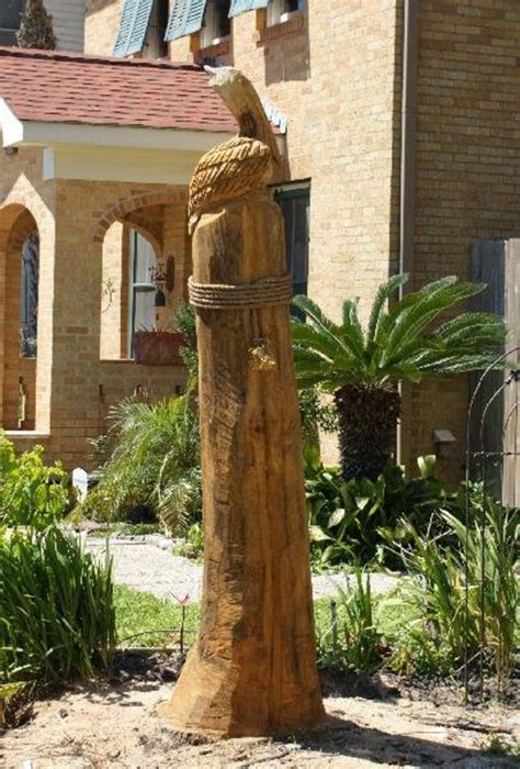 Galvestons Dead Tree Sculpture Carvings Hubpages