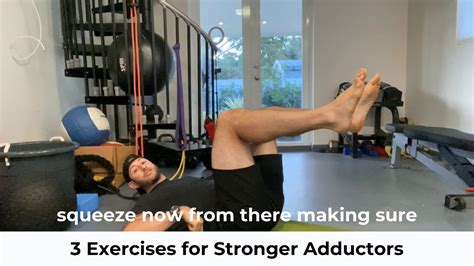 3 Exercises For Stronger Adductors Youtube