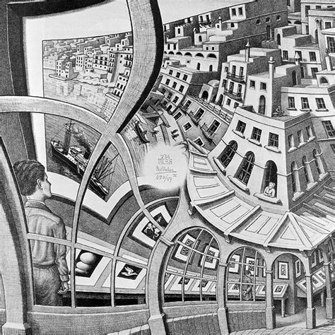 Escher has since had several major museum exhibitions, and mathematicians and scientists remain discover, buy, and sell art by the world's leading artists. M. C. Escher - Modern Art Photo (326740) - Fanpop