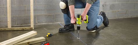 How To Drill Into Concrete The Home Depot