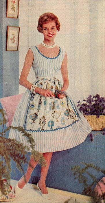 Perfect Housewife Uniform Dress And Apron 1950s Housewife Vintage