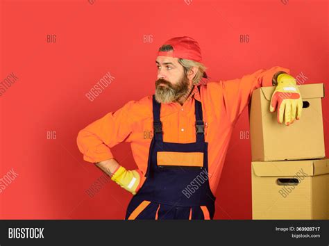 Moving Day Bearded Image And Photo Free Trial Bigstock