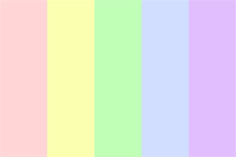 @darcyn color pallets here can only have five colors, so you should be mad at the website, not the user. baby pastel rainbow Color Palette