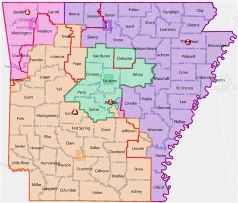Arkansas House Senate Panels Ok New Congressional Map Kark