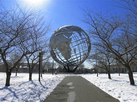 Unisphere The Monumental Stainless Steel Globe Standing 1 Flickr