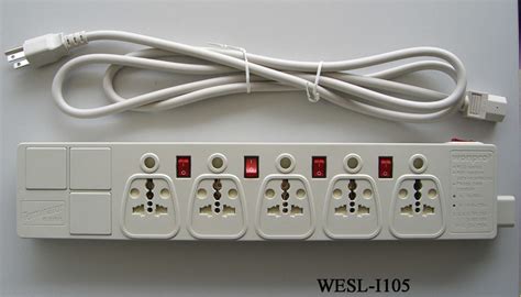 China Power Strip Wesl I105 China Power Strip Power Cord