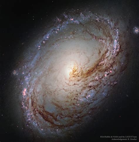 Apod 2015 September 21 Spiral Galaxy M96 From Hubble