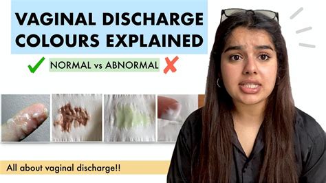 All About Vaginal Discharge It S Different Colors Explained Youtube