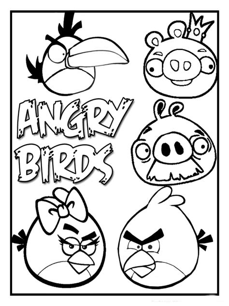 Angry Birds Coloring Pages For Kids | Realistic Coloring Pages