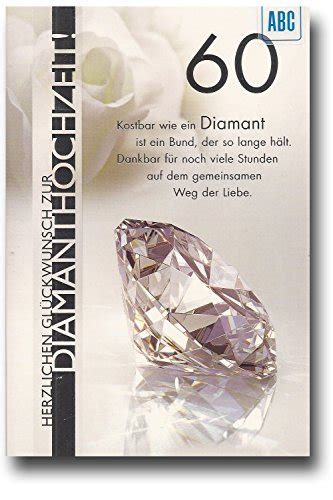 Diamantene Hochzeit Karte Ella Grace Bauer