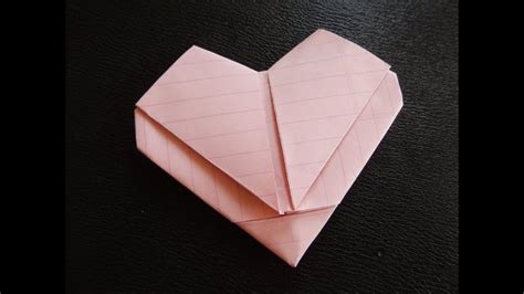 Easy Fold Heart Note No Intro How To Make Heart Out Of Regular Size