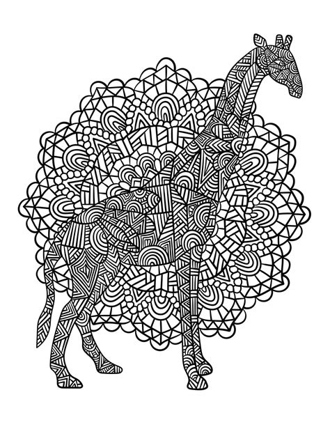 Big Tall Giraffe Coloring Page Giraffe Coloring Pages - vrogue.co