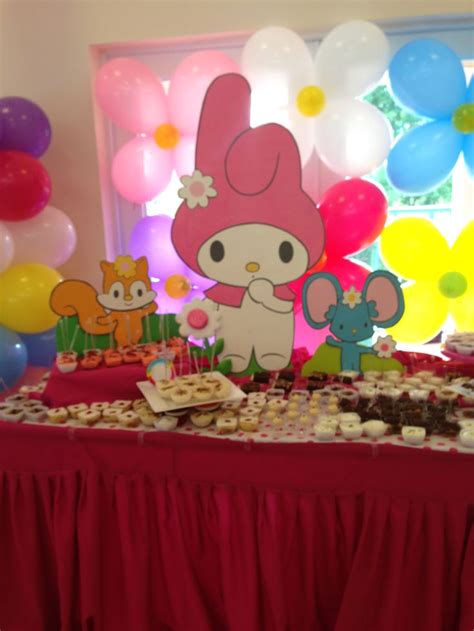 Sturdy design about 11.5 wide. My melody | Hello kitty party, Party printables free ...