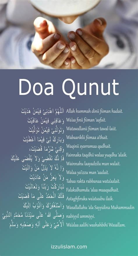 Awesome Doa Qunut Subuh Yang Pendek 9+