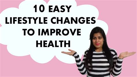 10 Easy Lifestyle Changes To Improve Health Youtube