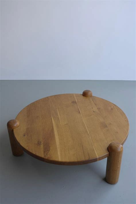 Hillsdale marsala round coffee table. Extra Large Oak Round Coffee Table in Style of Charlotte ...