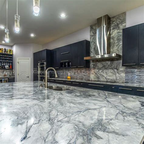 China Grey Marble Countertop For Kitchen Cabinetsvanityworkbench