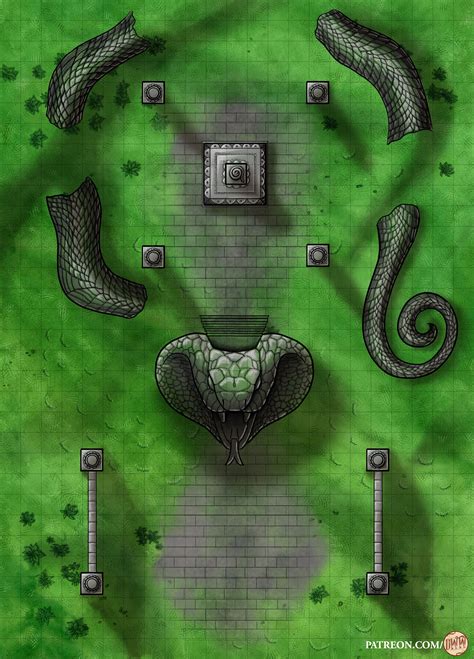 15 Additional Variations For Temple Of The Serpent Battle Map Domille