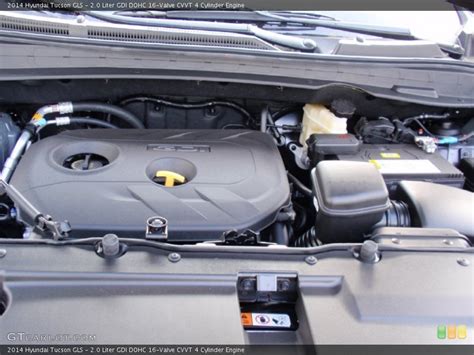 20 Liter Gdi Dohc 16 Valve Cvvt 4 Cylinder 2014 Hyundai Tucson Engine