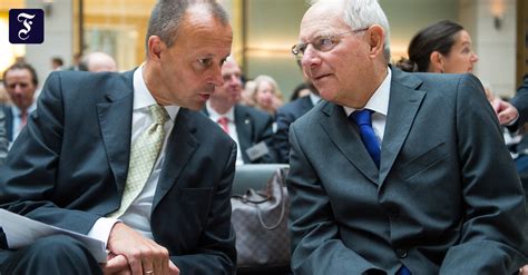 In einem interview mit der frankfurter allgemeinen zeitung verteidigt friedrich merz den viel kritisierten kurs. Wolfgang Schäuble will Friedrich Merz als CDU-Vorsitzenden