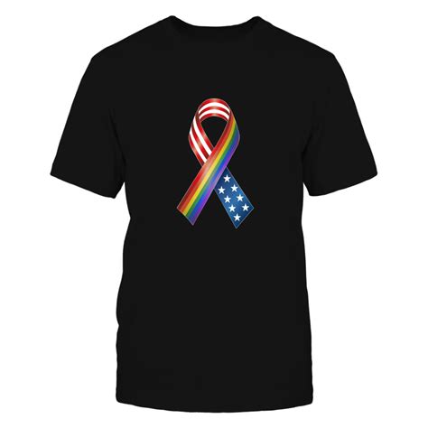 LGBT American Aids Ribbon T Shirt Do You Love Celebrating Your Gay