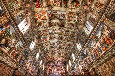 To any visitor of michelangelo's sistine chapel, two features become immediately and undeniably apparent: Sistine Chapel, Vatican Museum, Vatican | Sistine Chapel ...