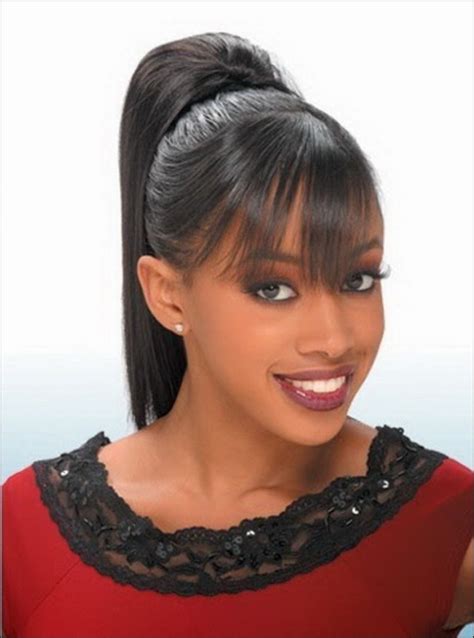 The 10 worst things you do to your hair. 20 Ideas of High Ponytail Hairstyles With Side Bangs