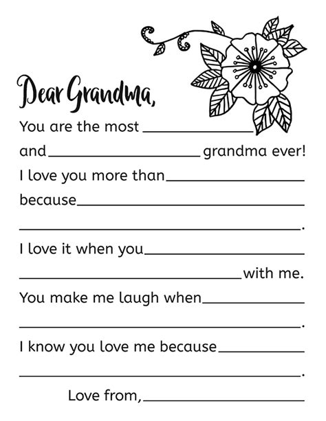 Mothers Day Letter Template Sample Design Layout Templates