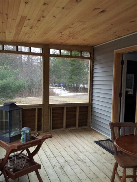If you painted the exterior of your home in a commanding color, use a soft and versatile shade of gray on your front porch to tone things down. Paint Colors for my Screen Porch