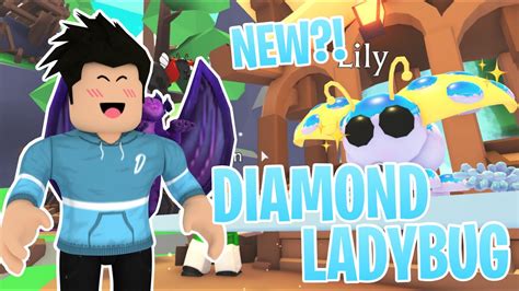 New Diamond Ladybug Pet In Roblox Adopt Me Youtube